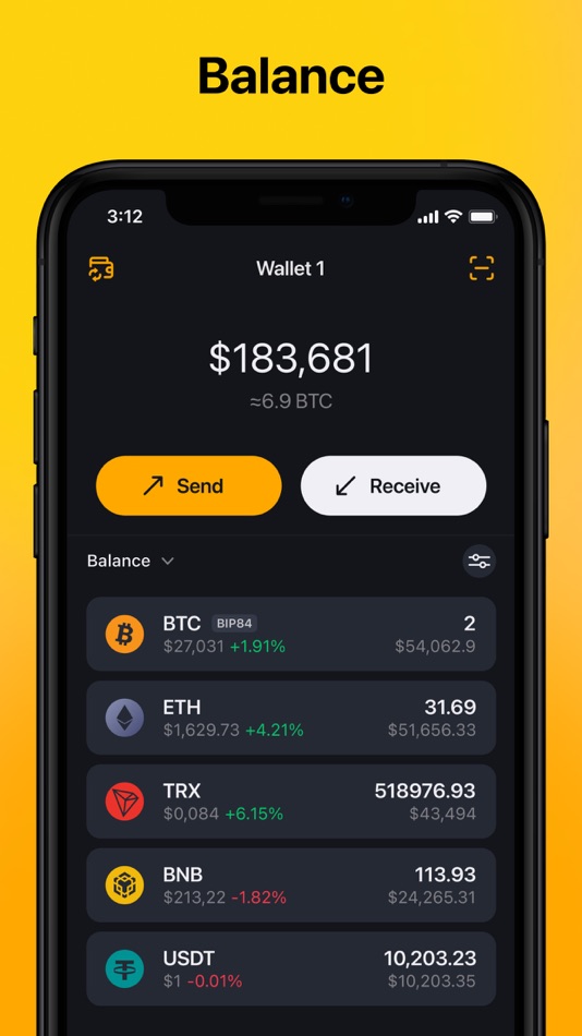#1. Unstoppable Crypto Wallet (iOS) Podle: Horizontal Systems