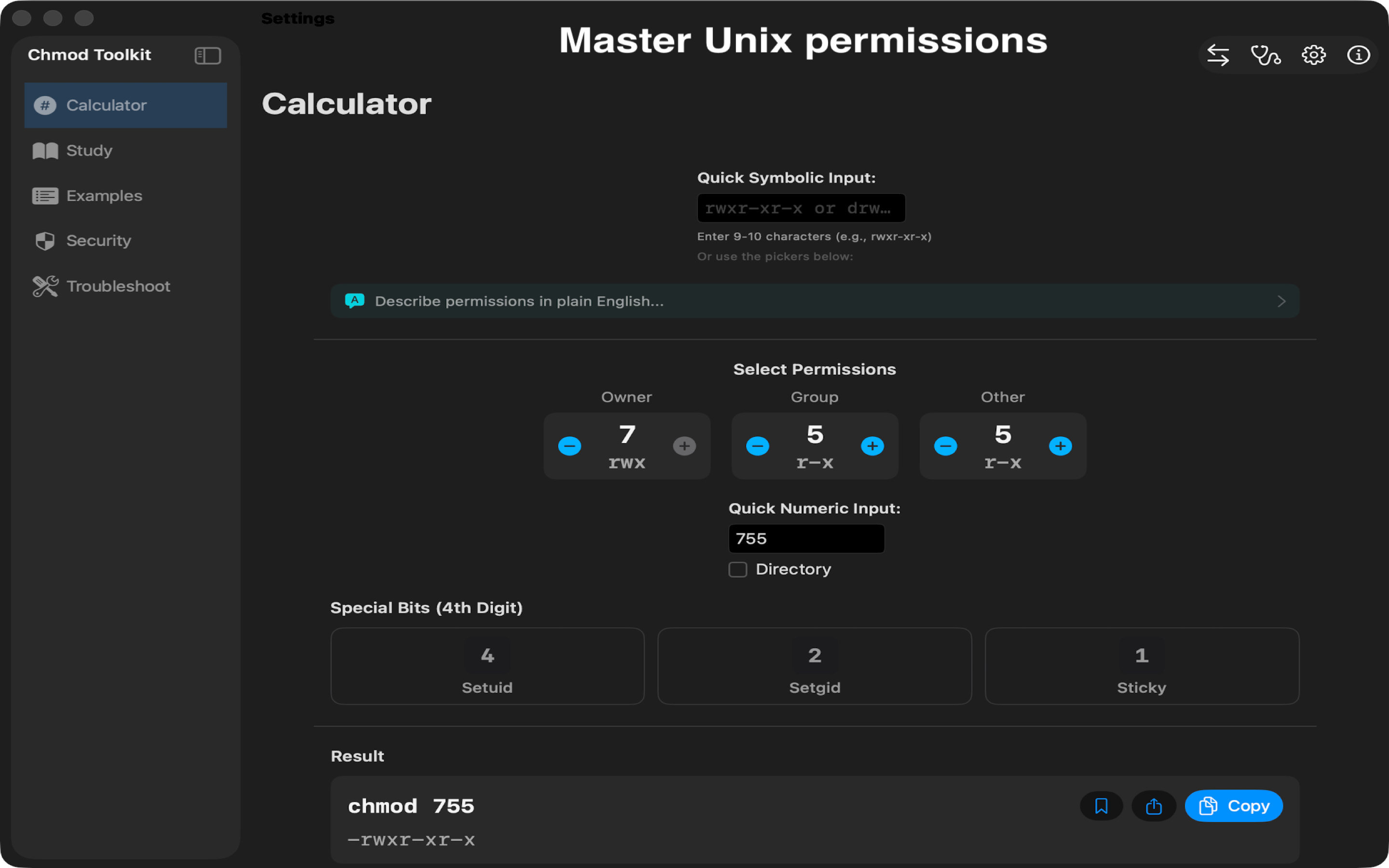 Chmod Toolkit