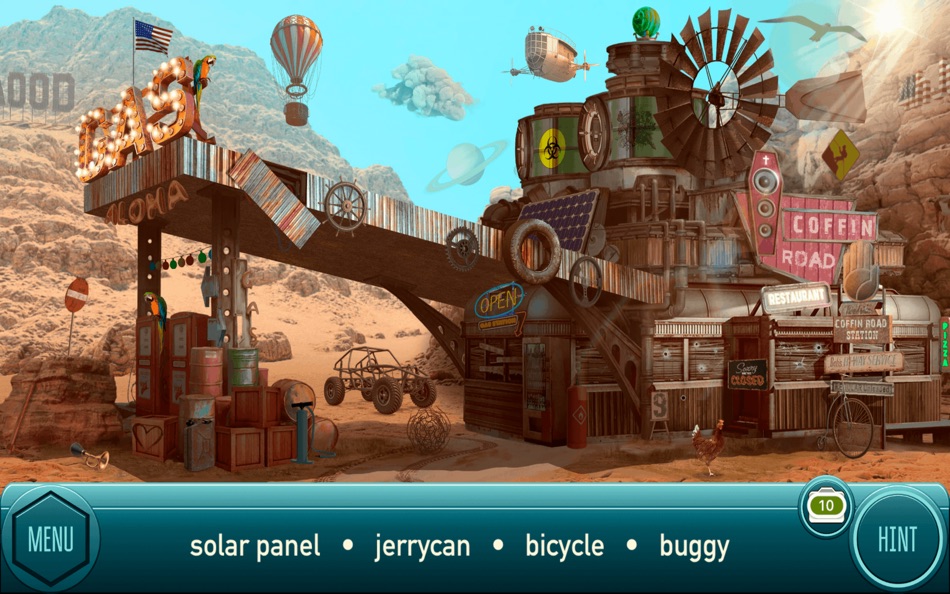 #3. Wild West: Hidden Objects (macOS) Podle: Crisp App Studio