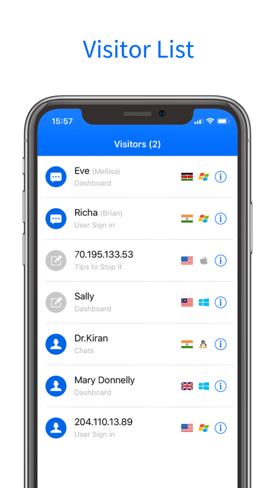 LiveHelp100 Live Chat Screenshot