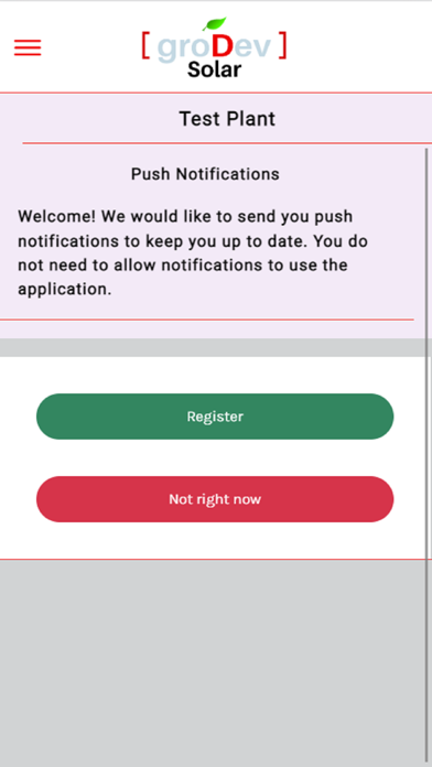 Screenshot 3 of groDev Optimise App