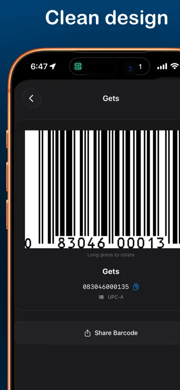 WatchBar – Barcode Generator screenshot 2 of 6