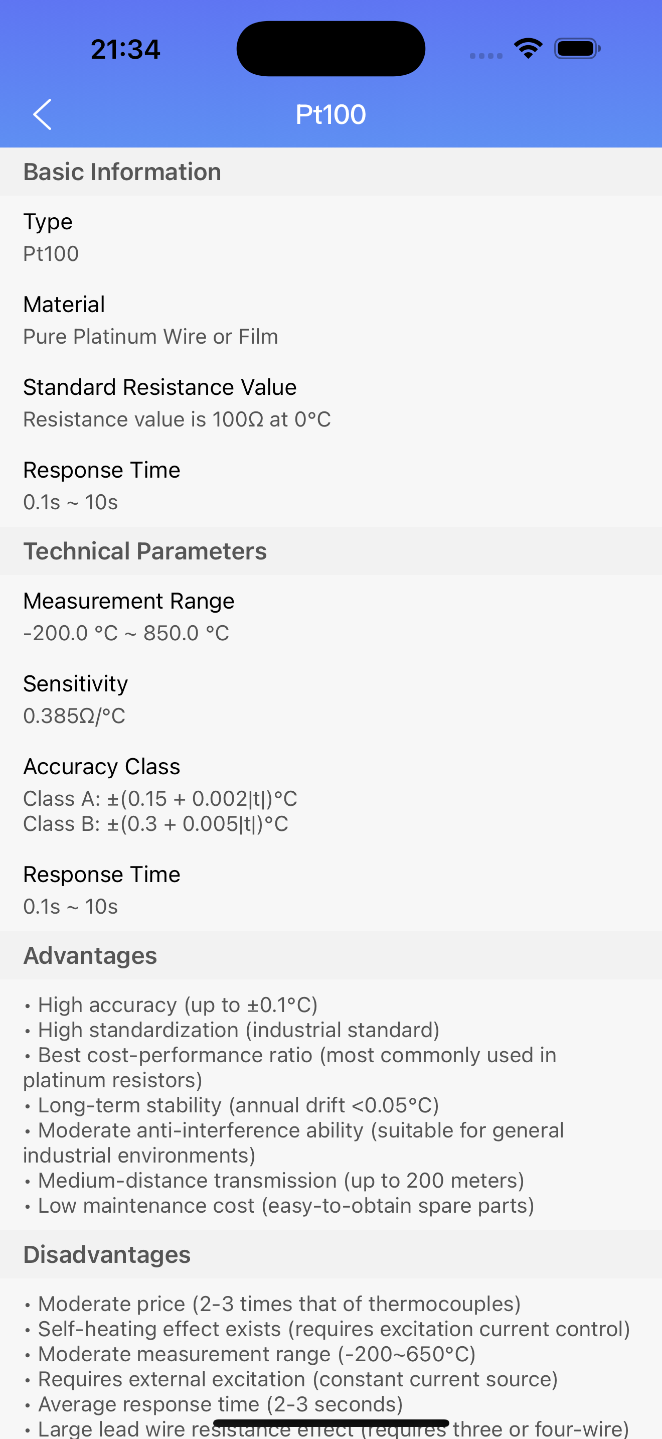 TC-RTD Reference