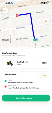 Swift - Request a ride screenshot
