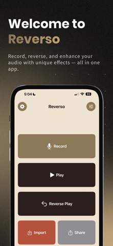 Reverso - Play Reverse Audio screenshot