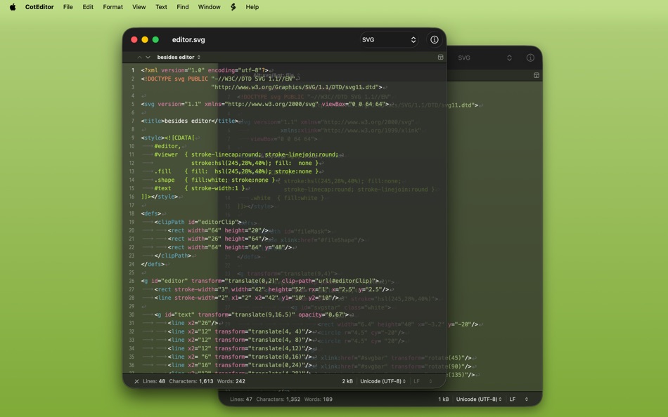 #4. CotEditor (macOS) Podle: Mineko IMANISHI
