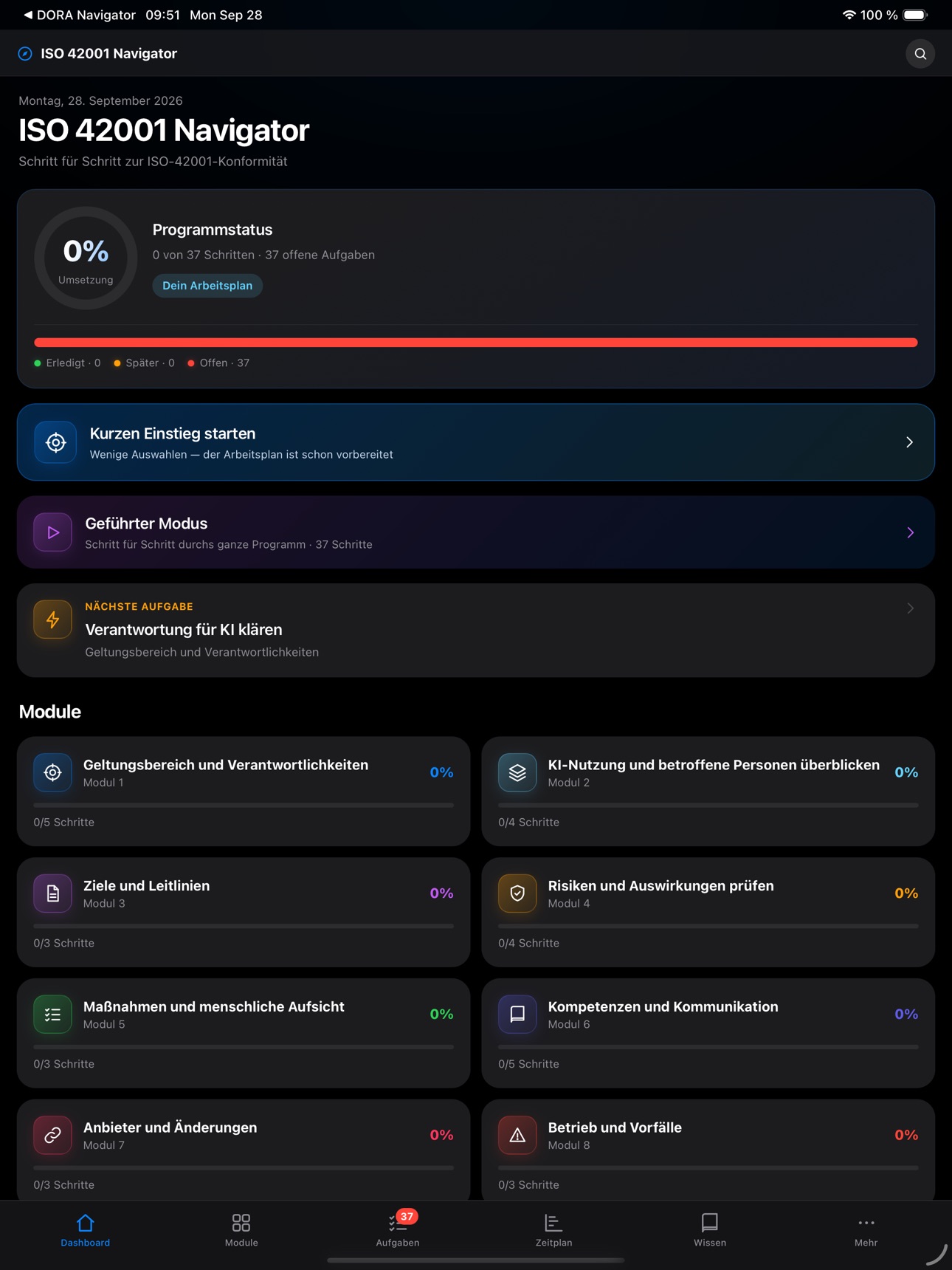 Screenshot 6 of ISO 42001 Navigator