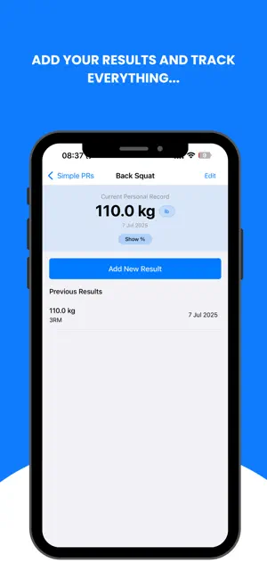 Simple PRs (Personal Records) screenshot 3