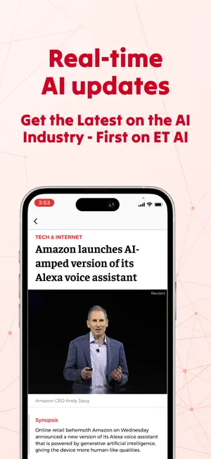 ET AI: On-the-Go AI News App screenshot 3