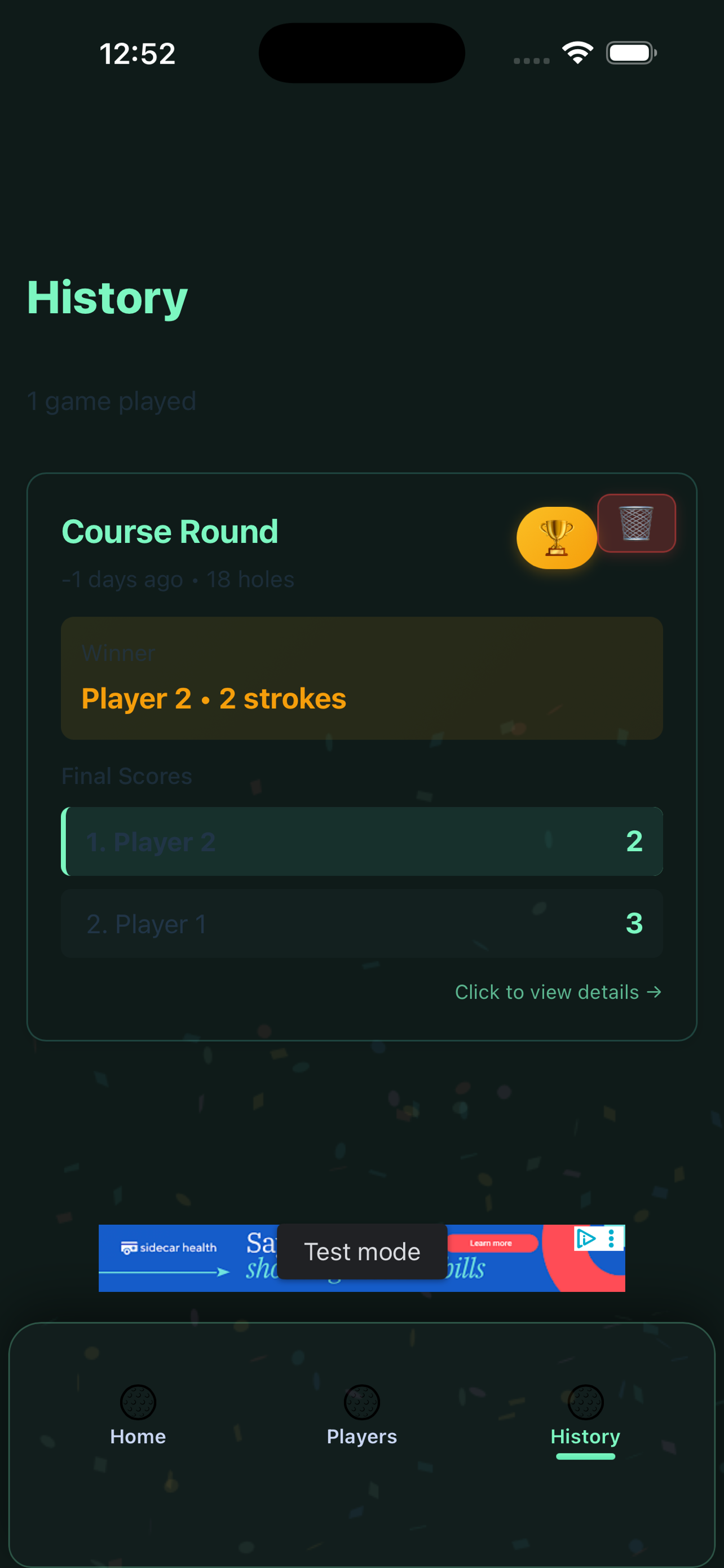 Mini Golf Score Tracker screenshot 7