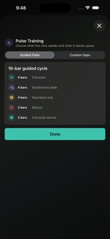 Multi Sound Metronome iPhone screenshot