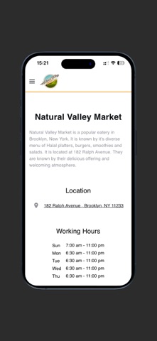 Natural Valley Market screenshot