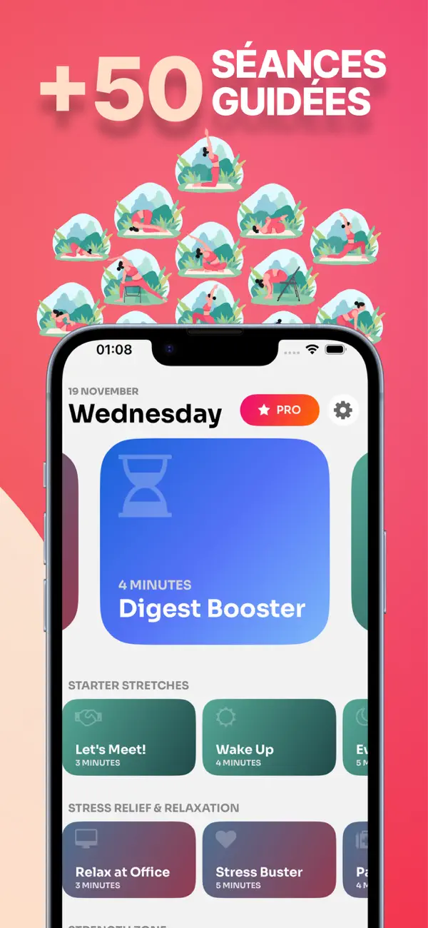 Screenshot #3 pour Étirements & Yoga : Planq