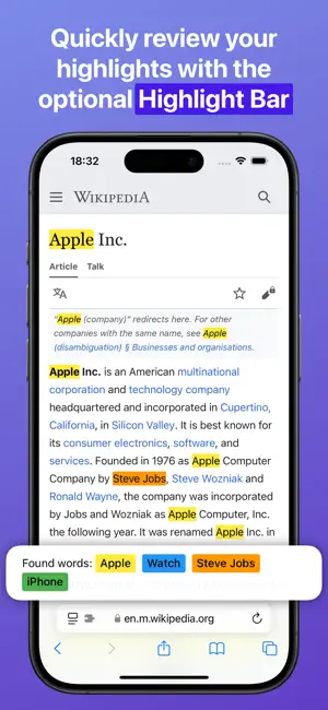 Word Auto Highlight for Safari screenshot 2