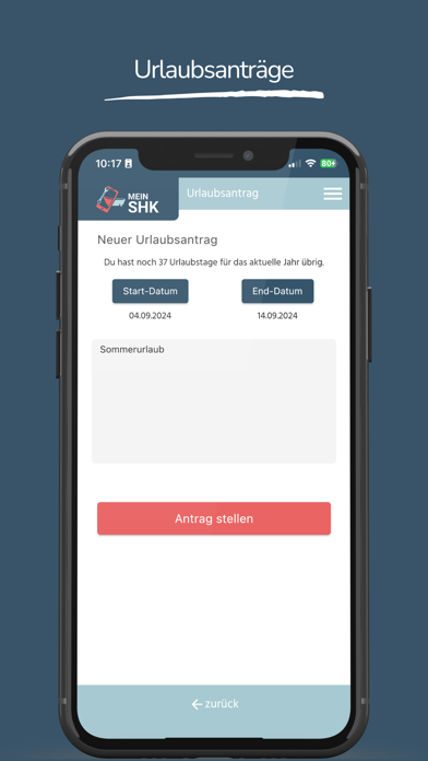 MeinSHK - SHK-Verwaltungs-App Screenshot