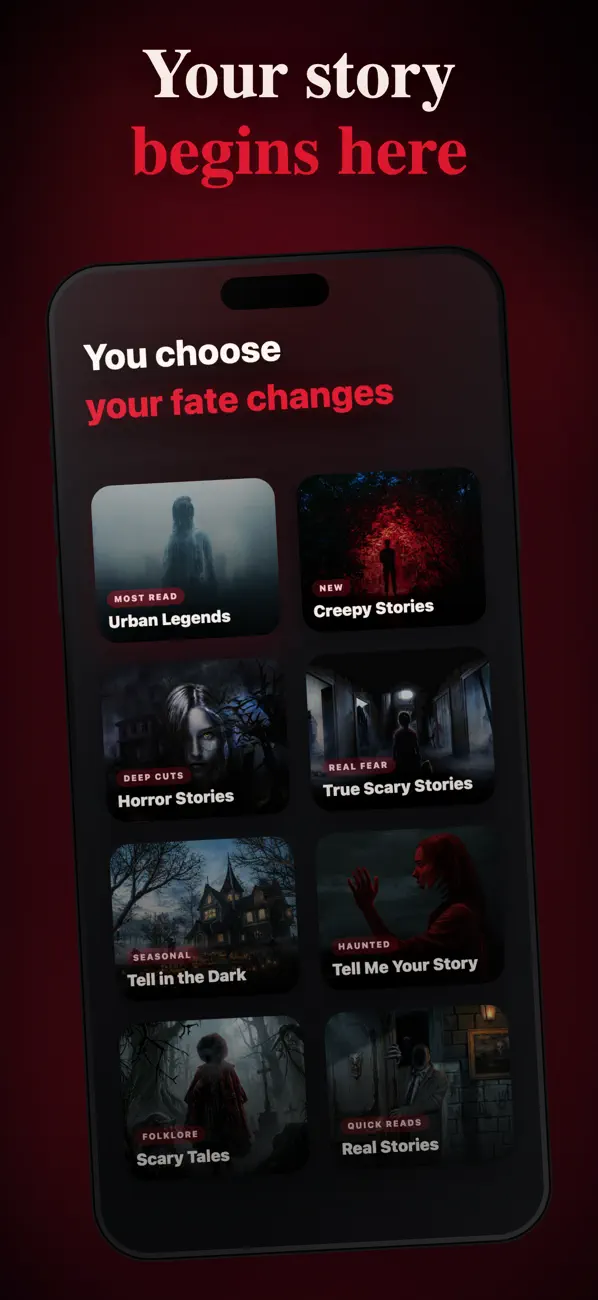 Screenshot #1 pour Horror Stories & Scary Stories