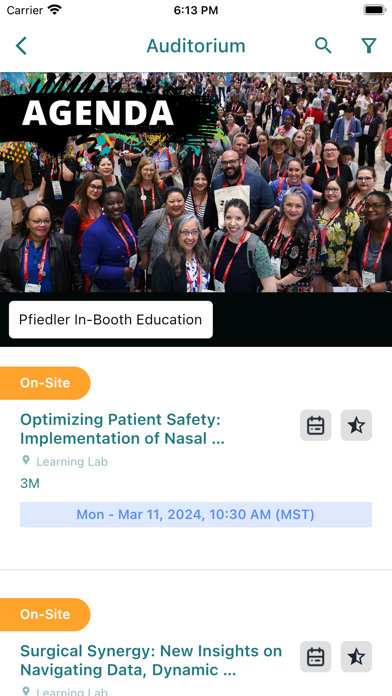 AORN Expo Screenshot