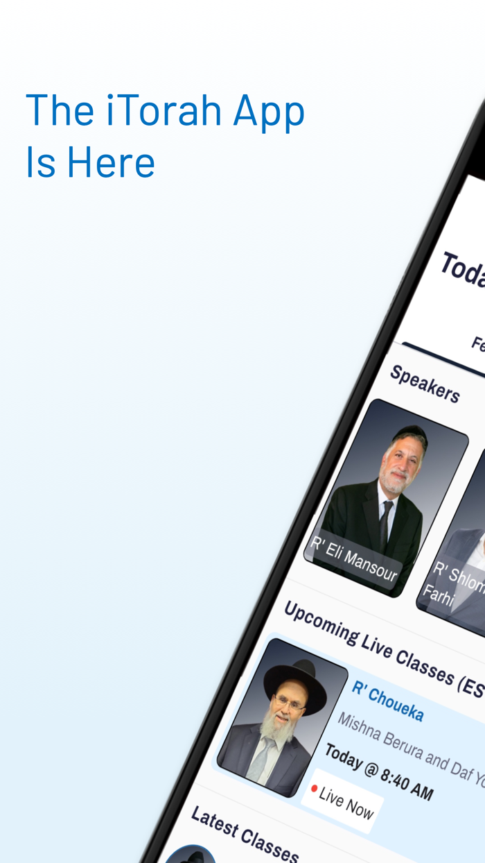 iTorah Watch, Listen  Stream