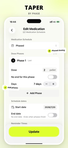 PillBell: Pill Reminder iPhone screenshot