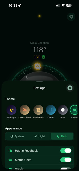 Simple Qibla Compass Screenshot 3 of 4