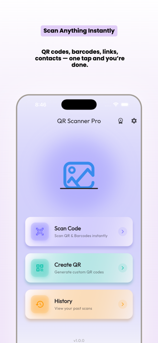 Code Scanner QR Screenshot 1 of 5