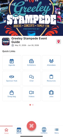 Greeley Stampede Event Guide iPhone screenshot