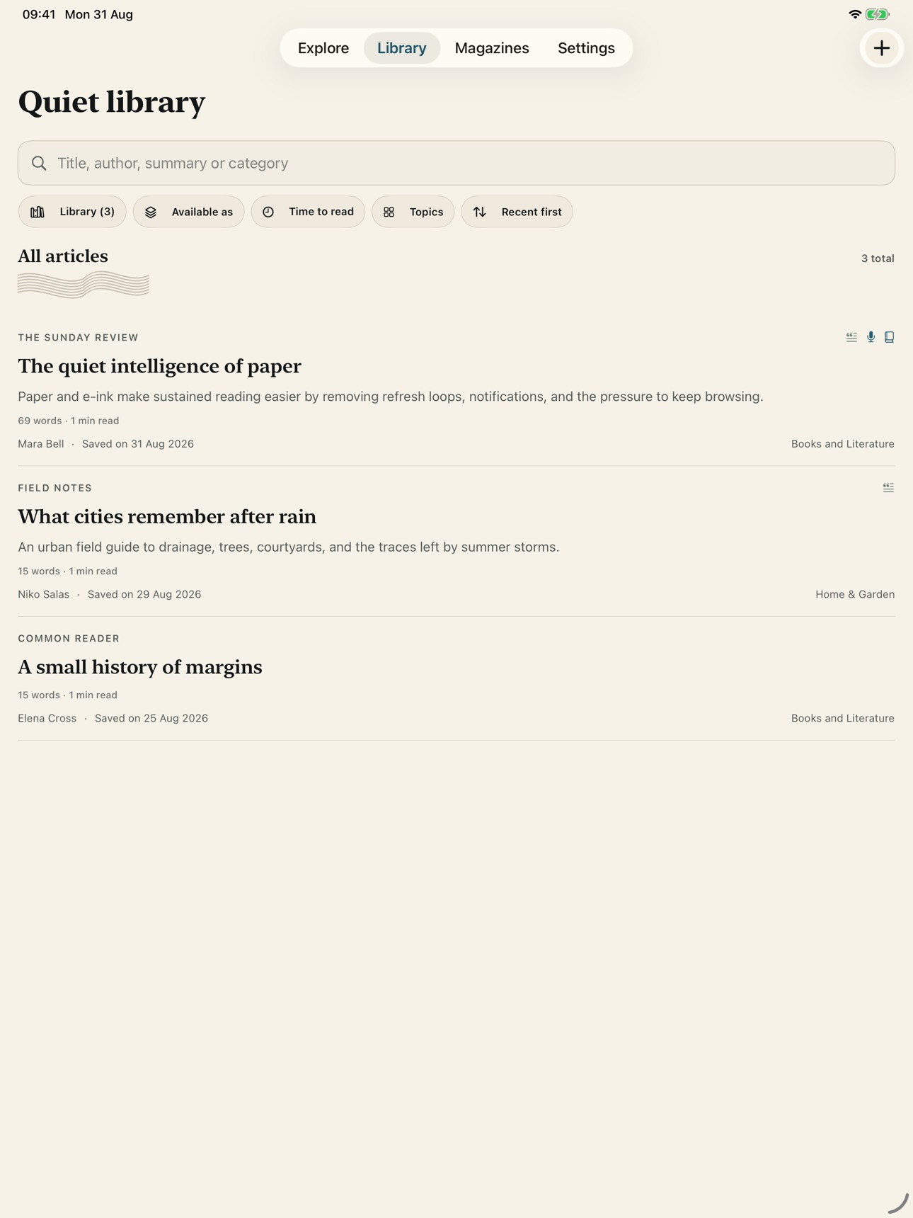 Screenshot 5 of Calmdigest