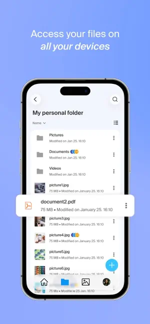 Infomaniak kDrive screenshot 3