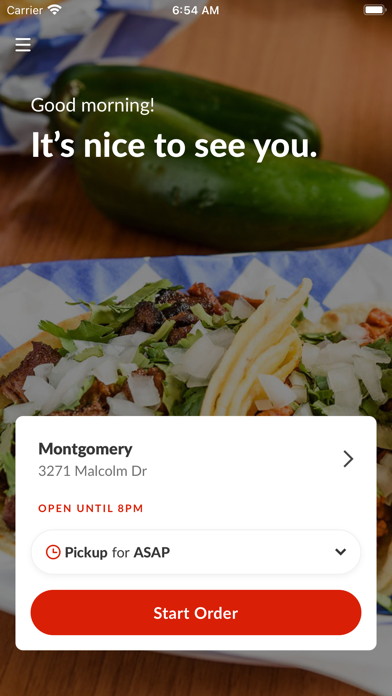 El Taco Shop iPhone screenshot 2 - Food & Drink app