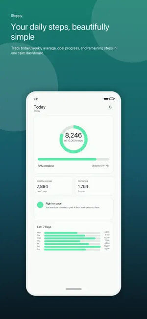 Steppy Step Tracker screenshot 1