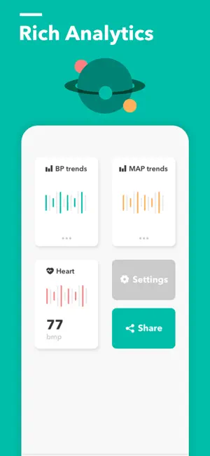Blood Pressure App ++ screenshot 4