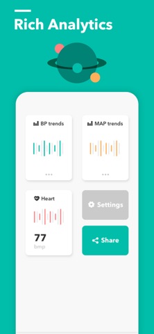 Blood Pressure App ++ iPhone screenshot