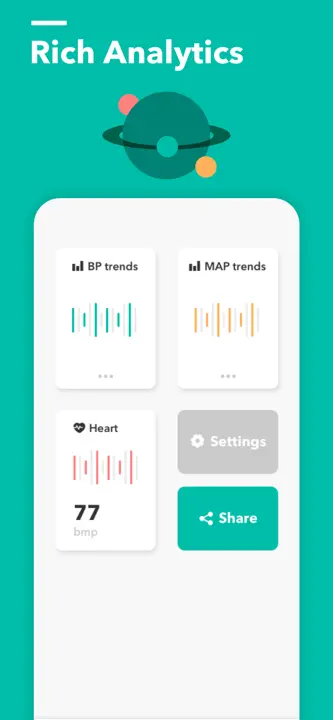 Blood Pressure App ++ : capture d’écran 4 sur 4