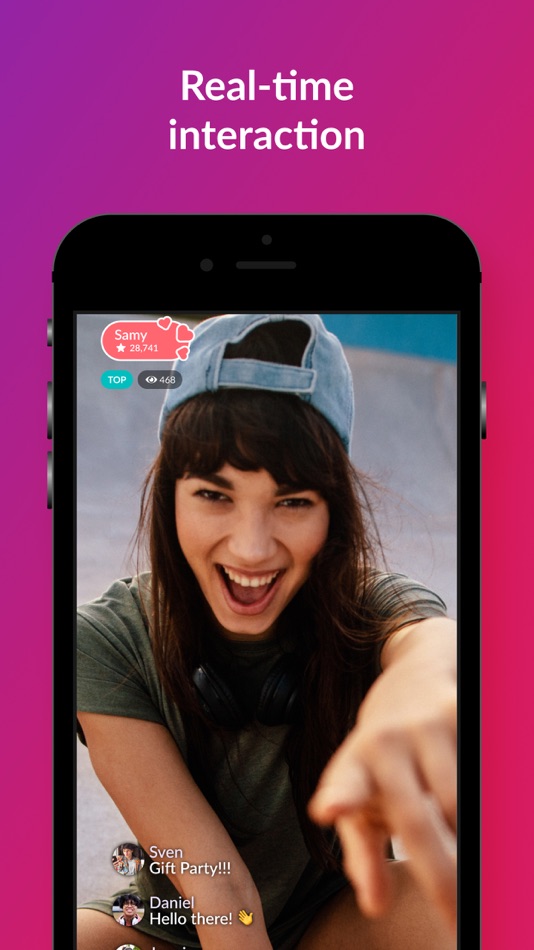 #5. MeetMe: Go Live & Stream Now (iOS) Av: The Meet Group Inc.