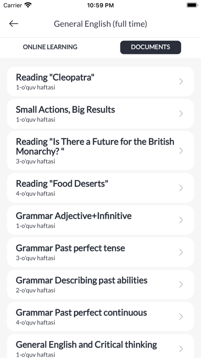 ISFT LMS Screenshot