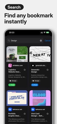 Marked - Save Bookmarks screenshot
