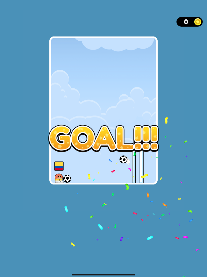 Soccer Game Score a Goal