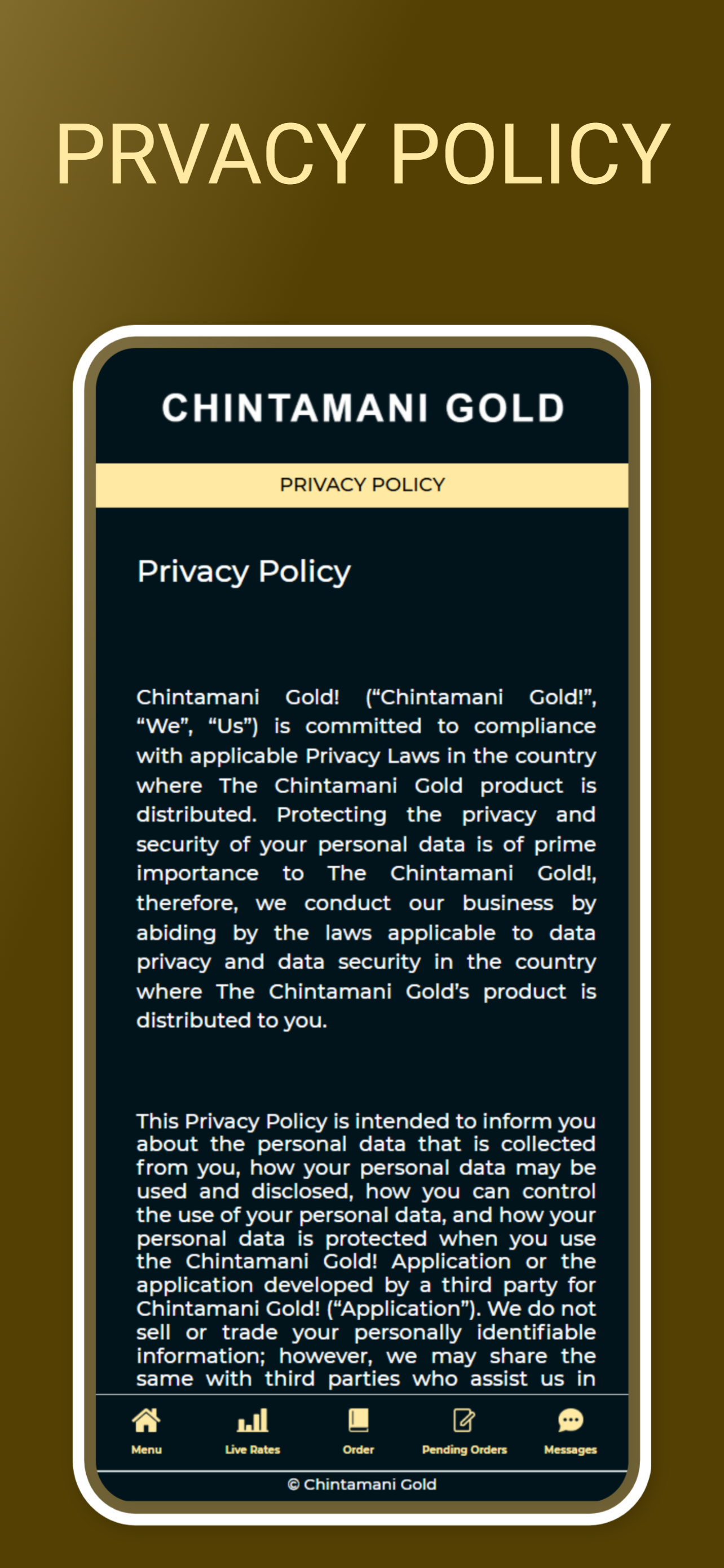 Chintamani Gold.