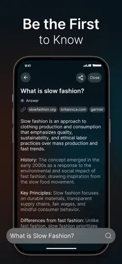 Captura de pantalla de DeepScan: AI Search Assistant en iPhone 5