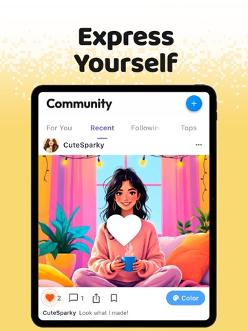 NumColor AI - Coloring Games iPad screenshot