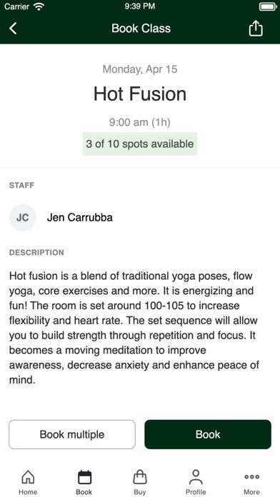 Morgan Hill Yoga Collective Screenshot