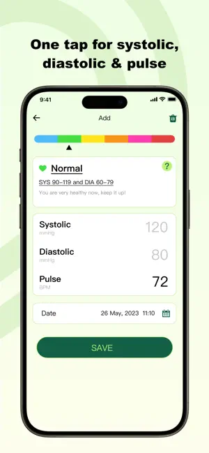 Blood Pressure Touch: Log&Info screenshot 2