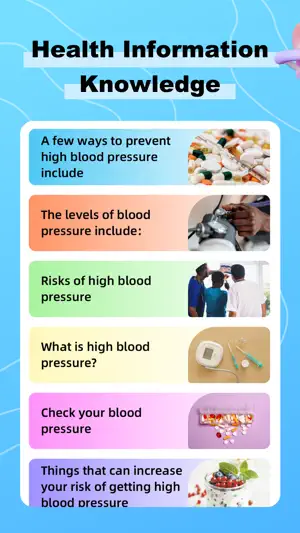 Palm Blood Pressure-Easy&Log screenshot 3