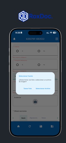 RoxDoc iPhone screenshot