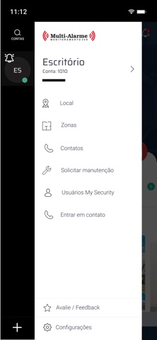 MultiAlarme Monitoramento iPhone screenshot