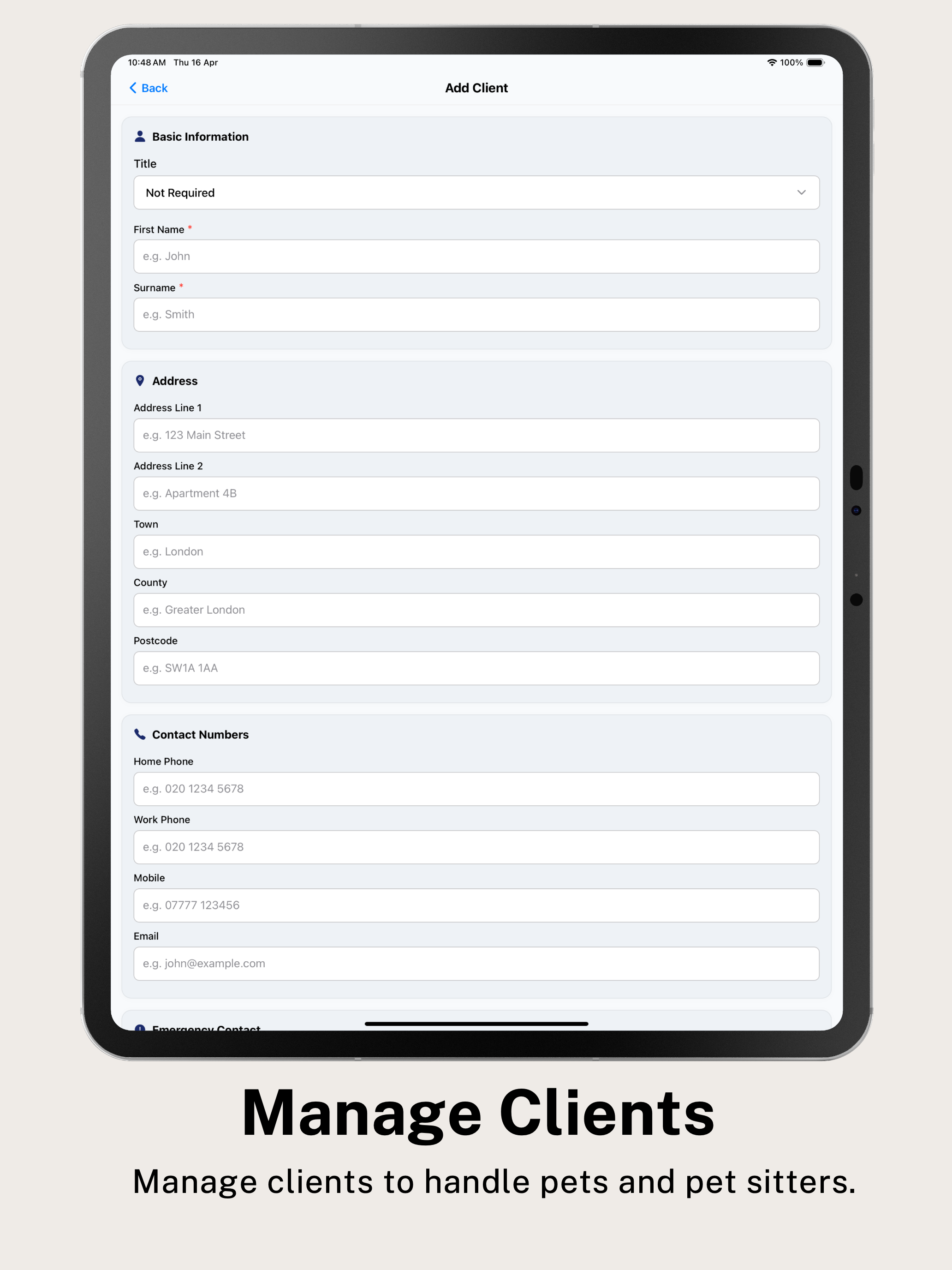 NarpsUK Pet Sitting App