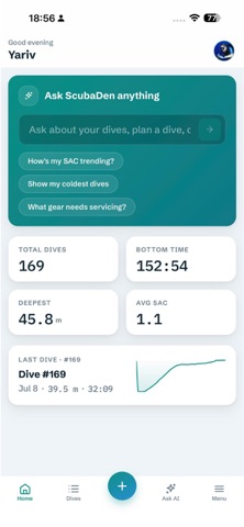 ScubaDen: Dive Log & Planner Screenshot 1 of 6