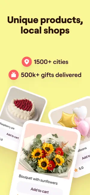 Udora: Buy Gifts & Flowers iPhone screenshot 4