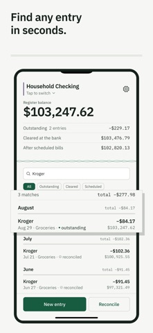 BalanceWright: Check Register Screenshot 10 of 10