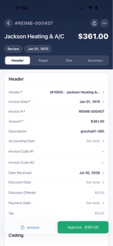 hh2 AP Payments Screenshot 1 of 4